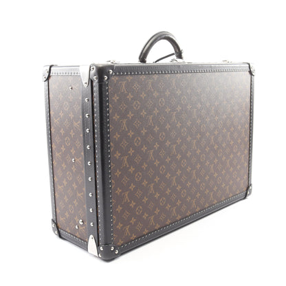 アルゼール60 モノグラムマカサー トランクケース PVC レザー ブラウン ブラック ルイヴィトン バッグ LOUIS VUITTON