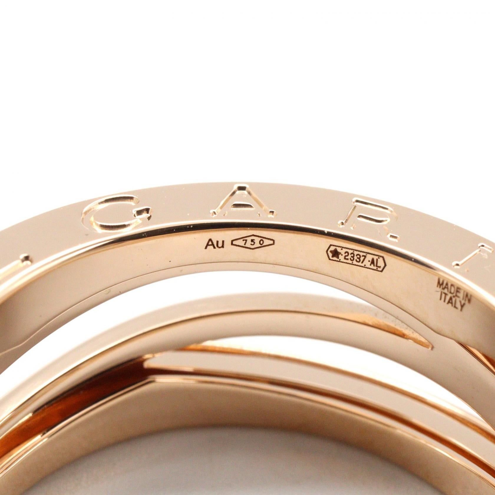 デザインレジェンド リング リング 指輪 K18PG ピンクゴールド ブルガリ アクセサリー BVLGARI