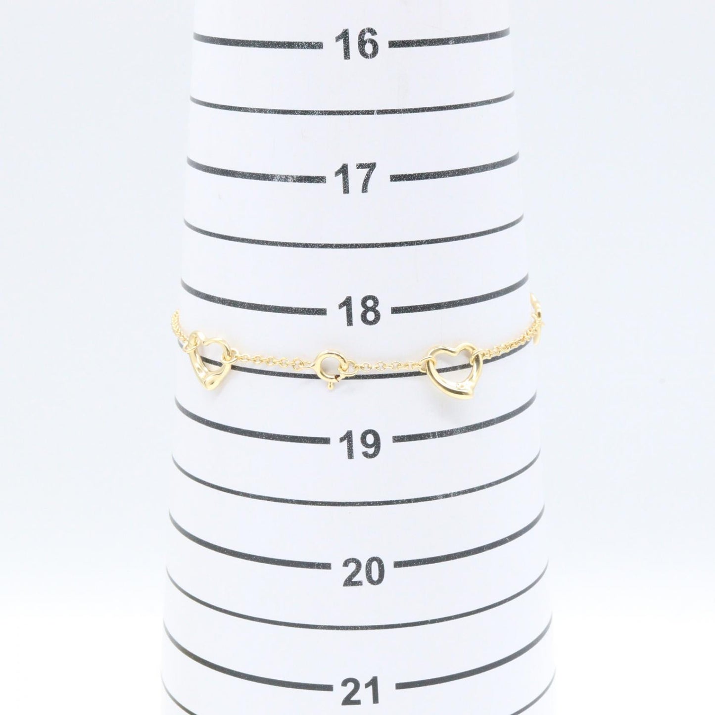 オープンハート 5モチーフ ブレスレット ブレスレット K18YG イエローゴールド ティファニー アクセサリー TIFFANY & Co.