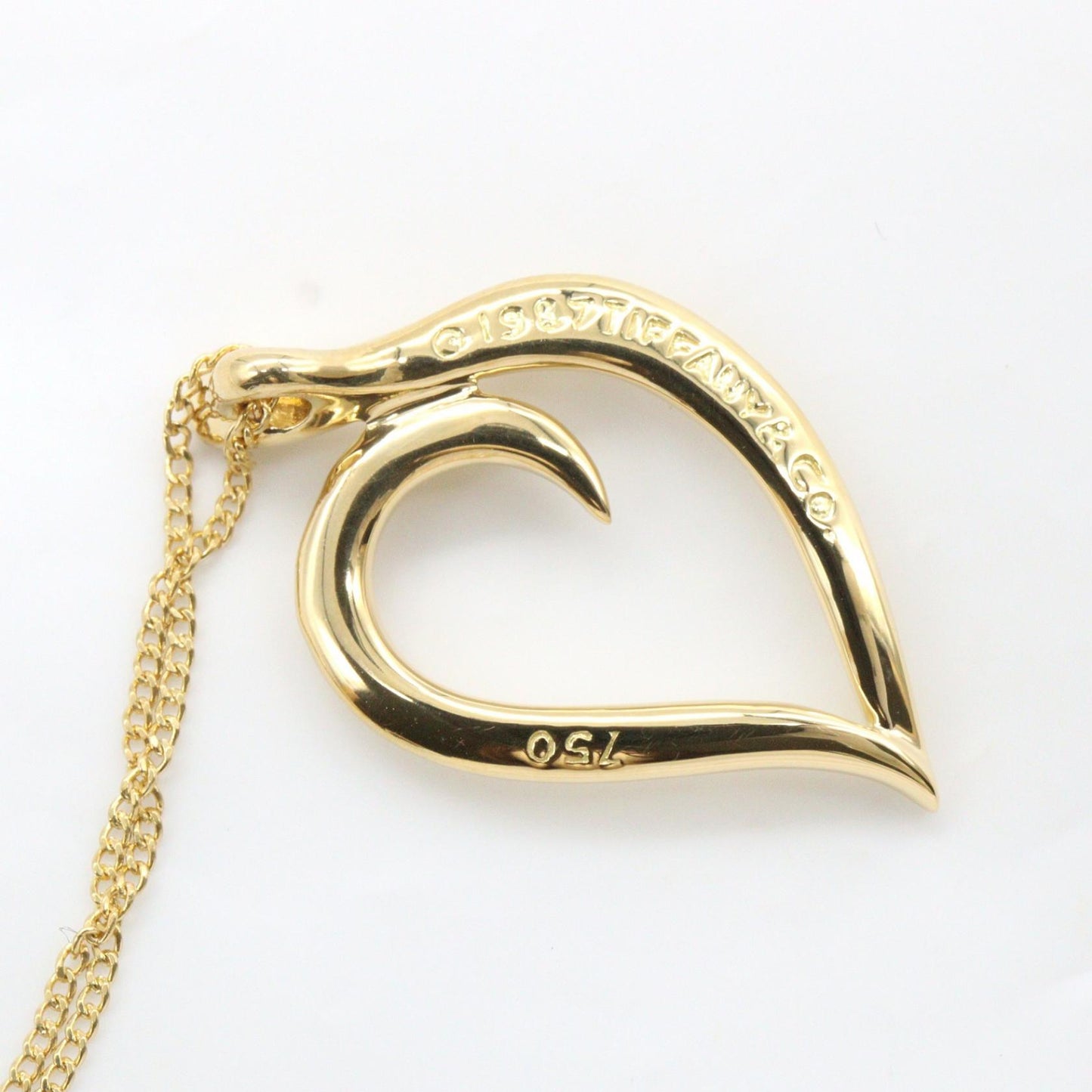 リーフハート ネックレス ネックレス K18YG イエローゴールド ティファニー アクセサリー TIFFANY & Co.