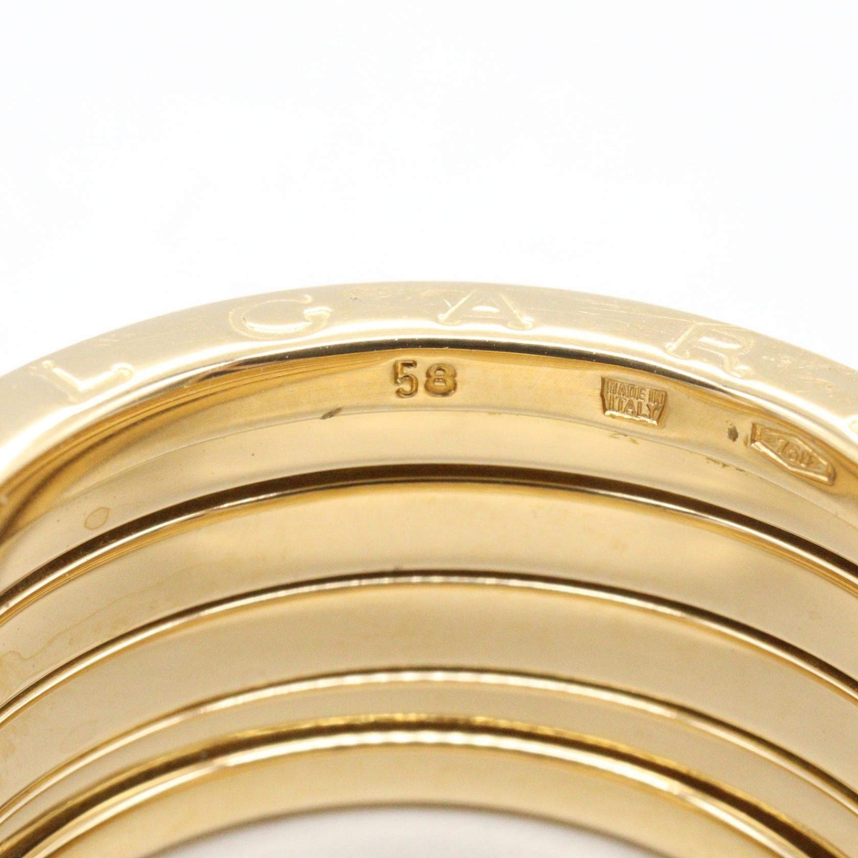 B-zero1 ビーゼロワン リング 4バンド リング 指輪 K18YG イエローゴールド ブルガリ アクセサリー BVLGARI