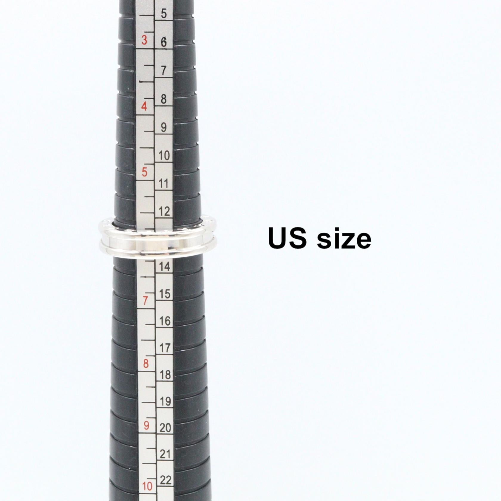 B-zero1 ビーゼロワン リング 1バンド リング 指輪 K18WG ホワイトゴールド ブルガリ アクセサリー BVLGARI