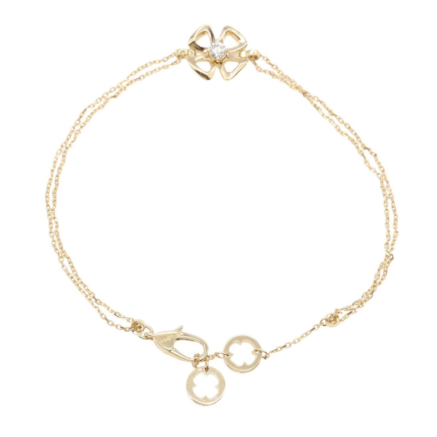 フィオレヴァー ML 1PD ブレスレット ブレスレット K18YG ダイヤモンド イエローゴールド クリア ブルガリ アクセサリー BVLGARI