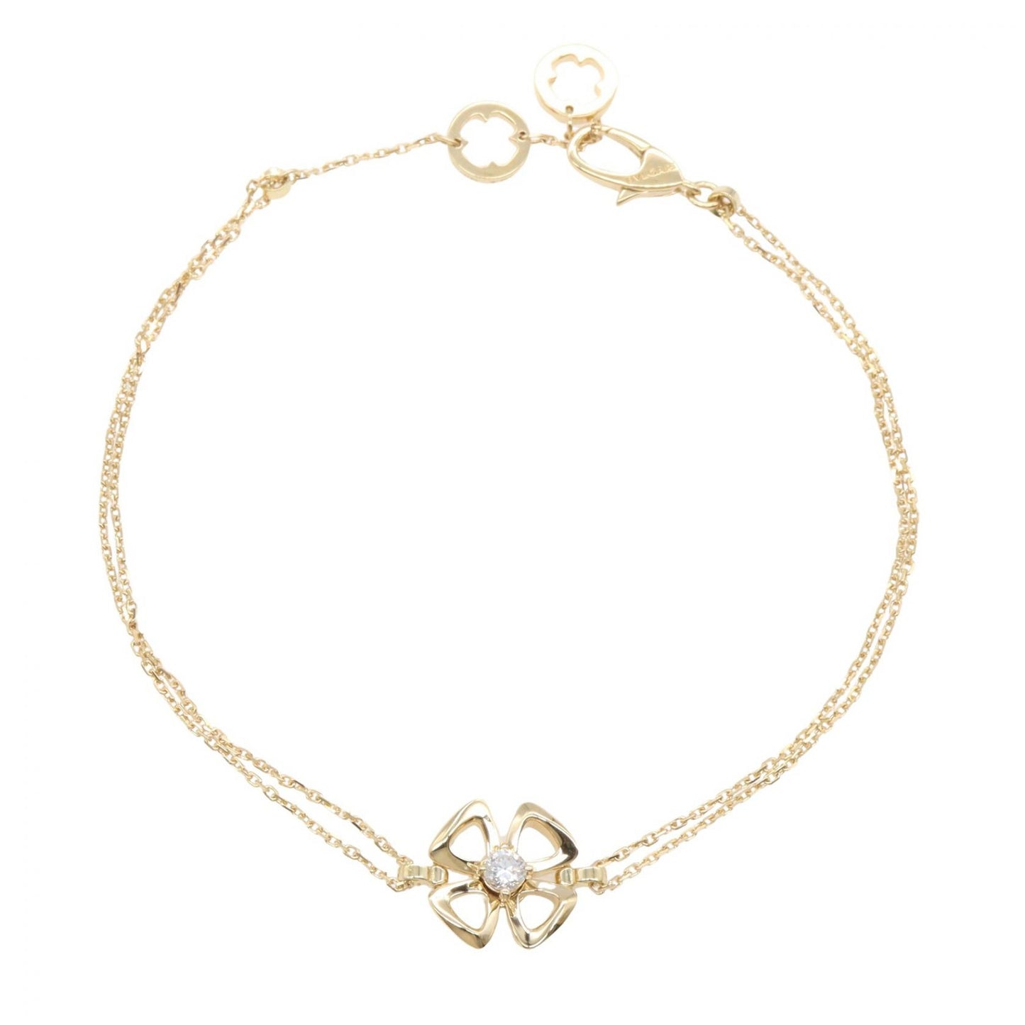 フィオレヴァー ML 1PD ブレスレット ブレスレット K18YG ダイヤモンド イエローゴールド クリア ブルガリ アクセサリー BVLGARI
