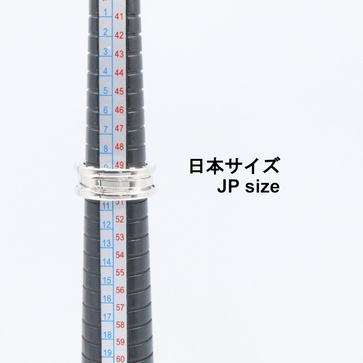 B-zero1 ビーゼロワン リング 3バンド リング 指輪 K18WG ホワイトゴールド ブルガリ アクセサリー BVLGARI