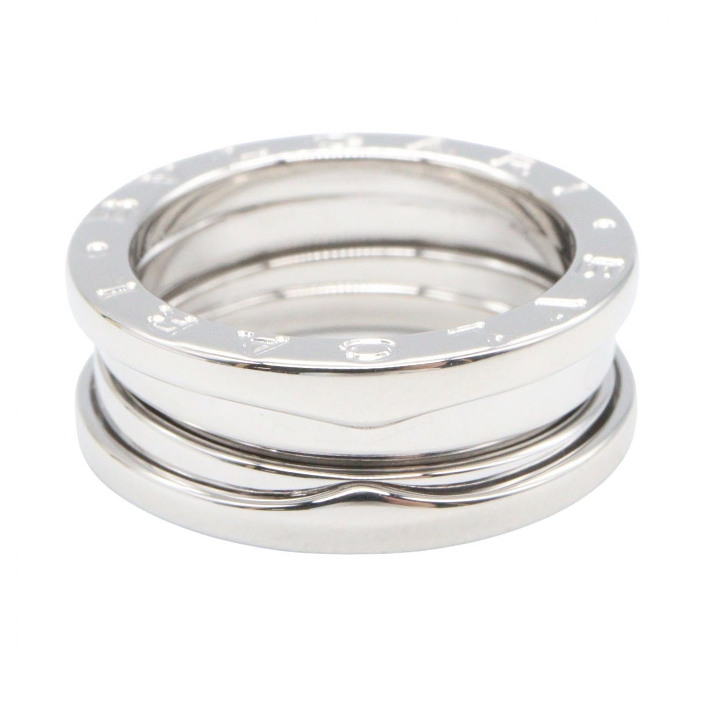 B-zero1 ビーゼロワン リング 3バンド リング 指輪 K18WG ホワイトゴールド ブルガリ アクセサリー BVLGARI