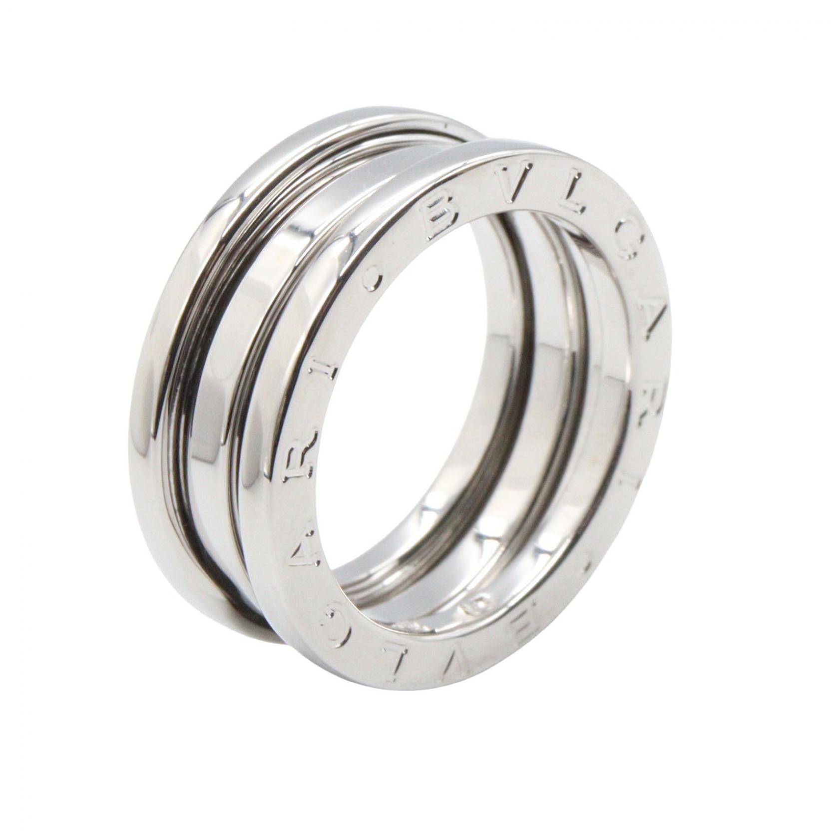 B-zero1 ビーゼロワン リング 3バンド リング 指輪 K18WG ホワイトゴールド ブルガリ アクセサリー BVLGARI