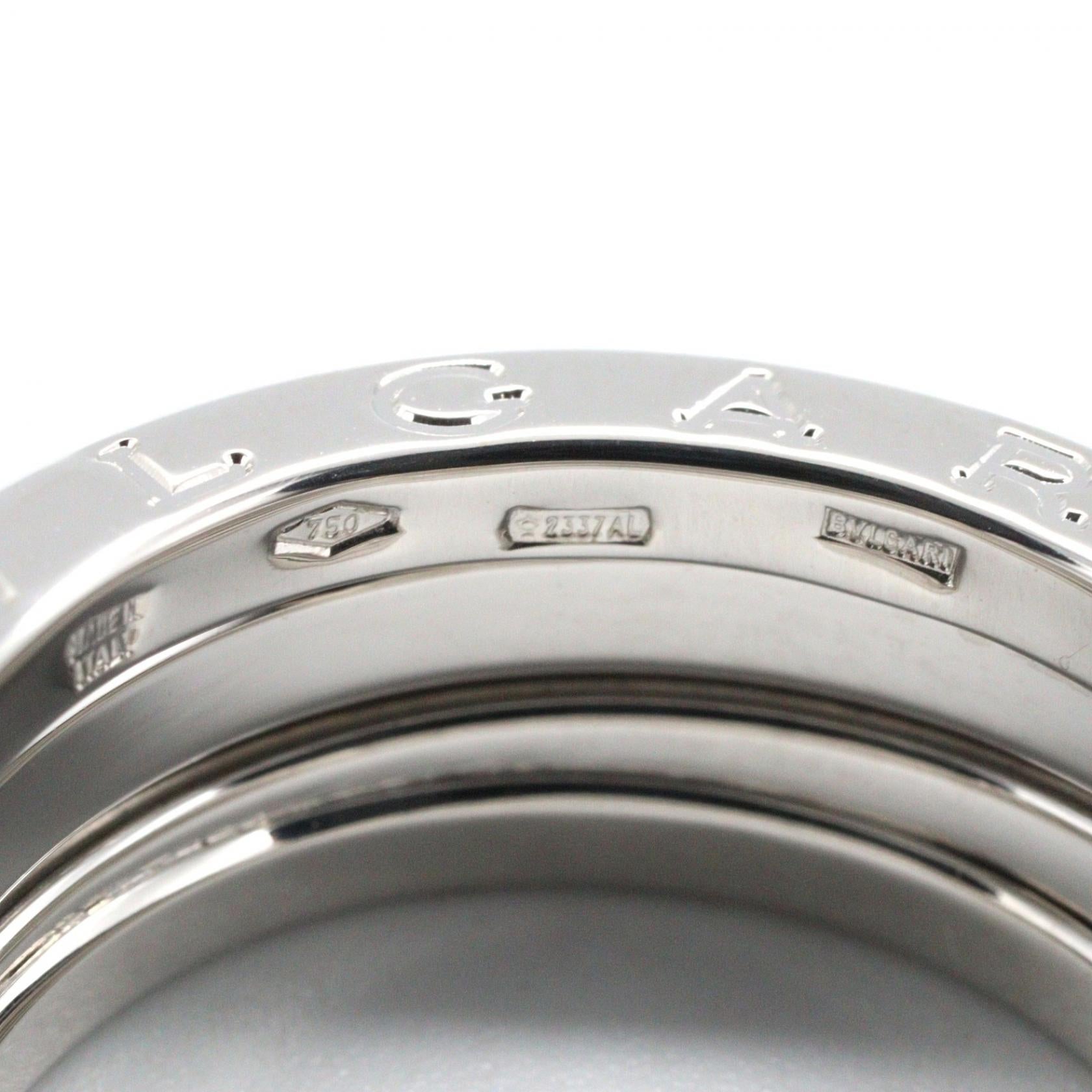 B-zero1 ビーゼロワン リング 3バンド リング 指輪 K18WG ホワイトゴールド ブルガリ アクセサリー BVLGARI