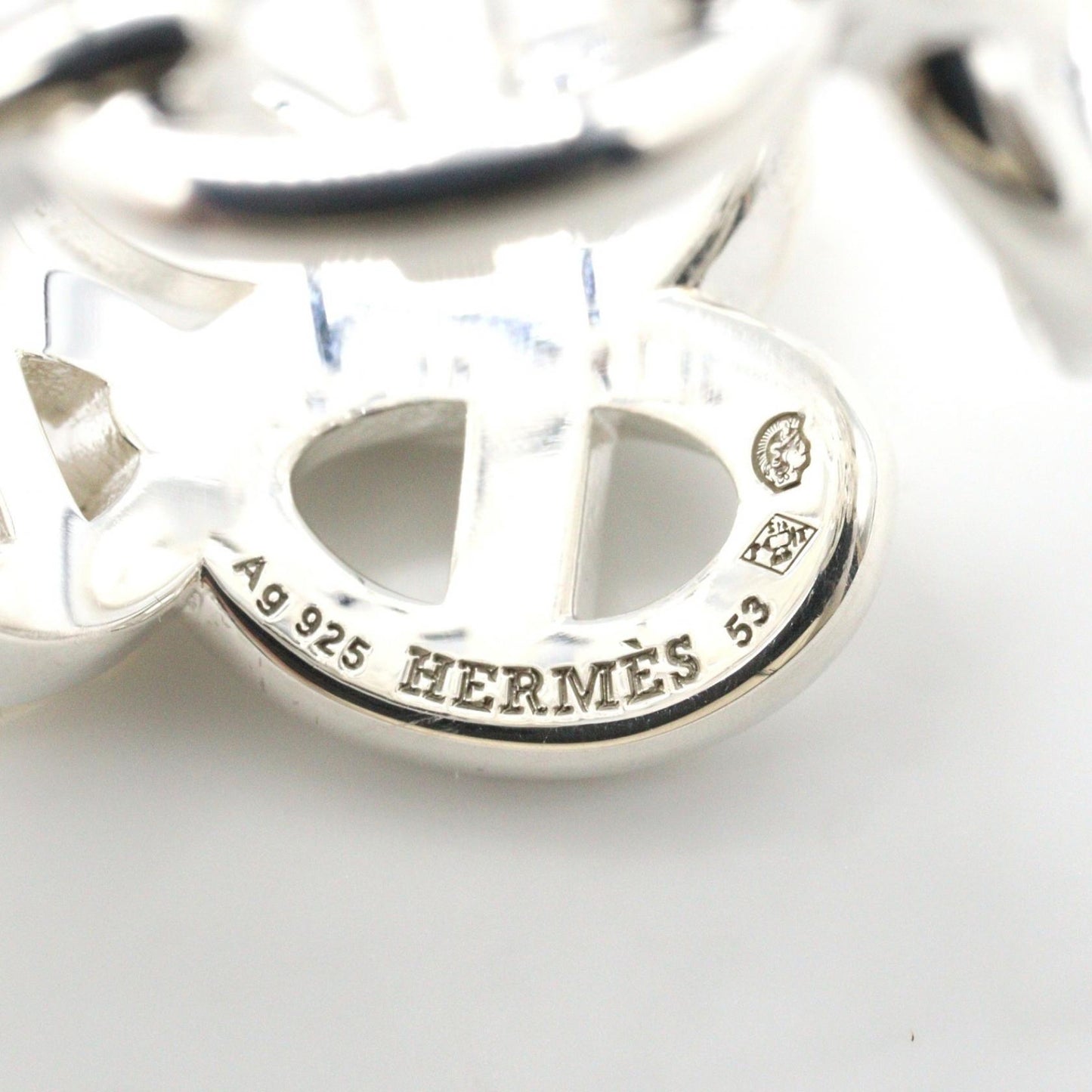 シェーヌダンクル アンシェネ GM リング リング 指輪 SV925 シルバー エルメス アクセサリー HERMES