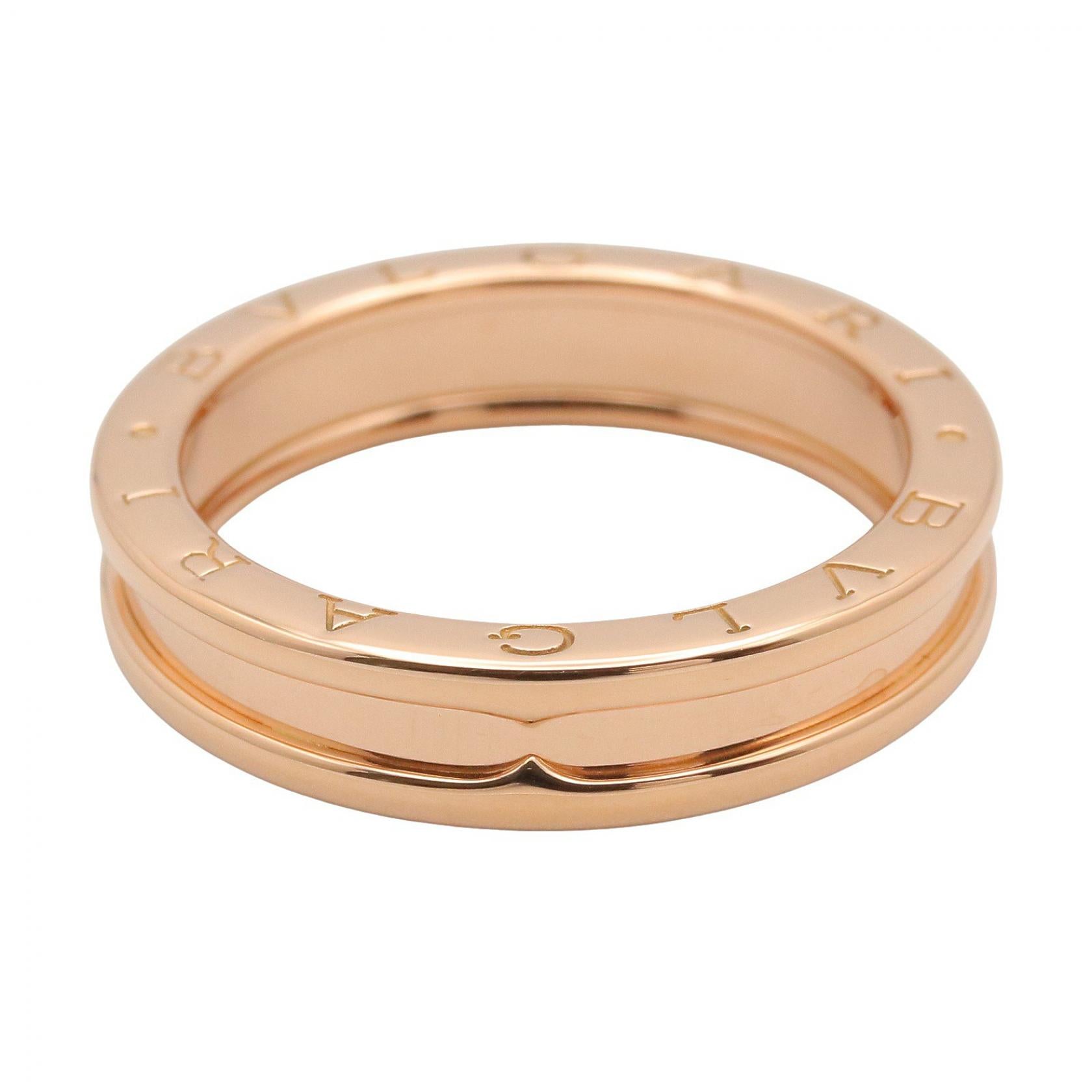 B-zero1 リング 1バンド リング 指輪 K18PG ゴールド ピンクゴールド ブルガリ アクセサリー BVLGARI