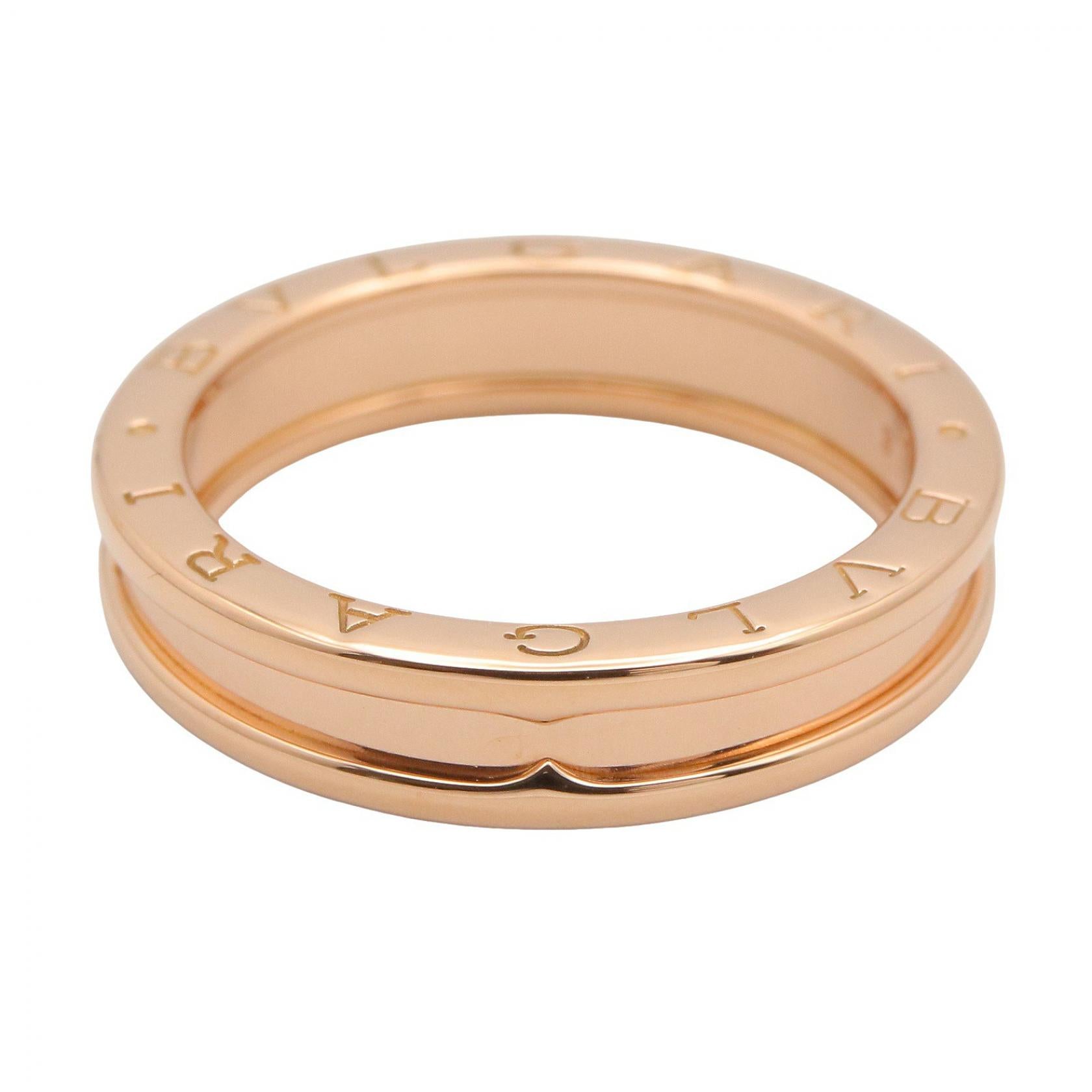 B-zero1 リング 1バンド リング 指輪 K18PG ゴールド ピンクゴールド ブルガリ アクセサリー BVLGARI