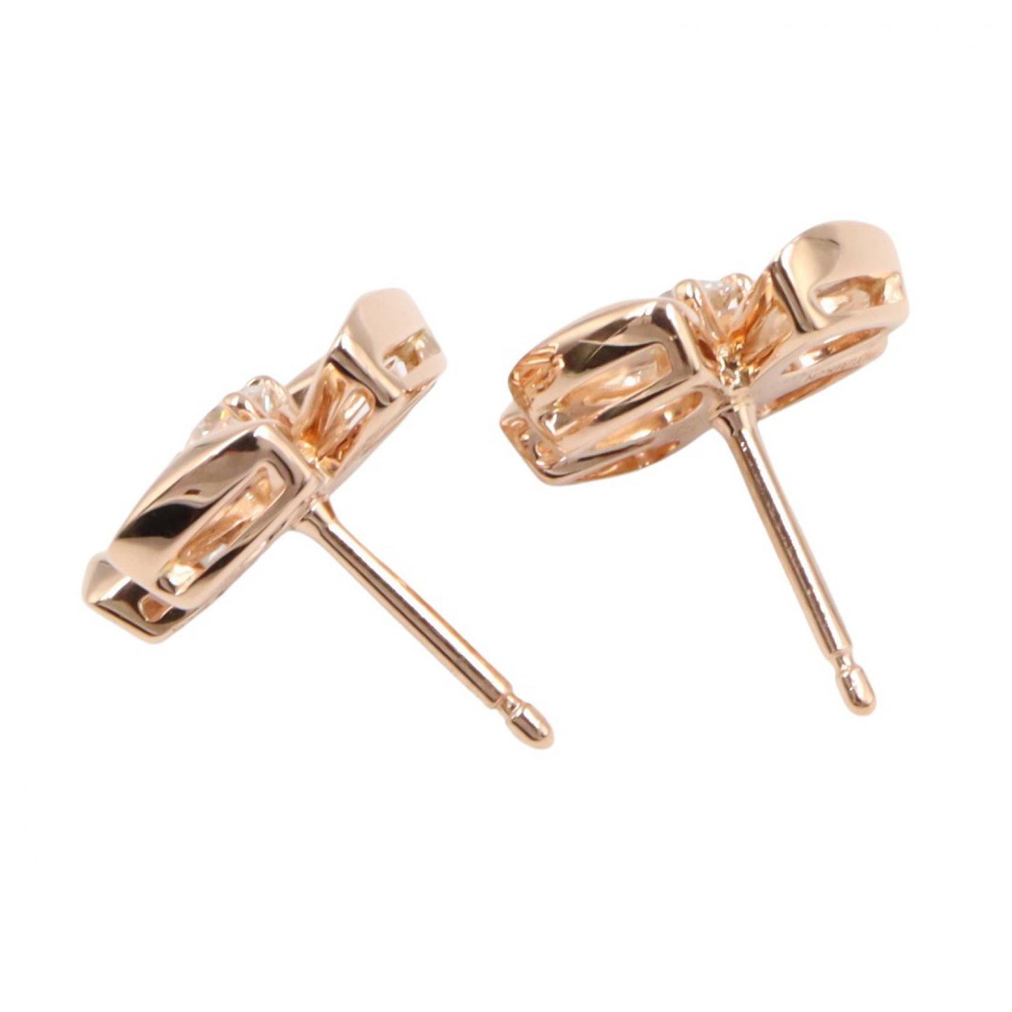 ダイヤ ピアス ピアス K18PG ダイヤモンド ピンクゴールド クリア ブルガリ アクセサリー BVLGARI