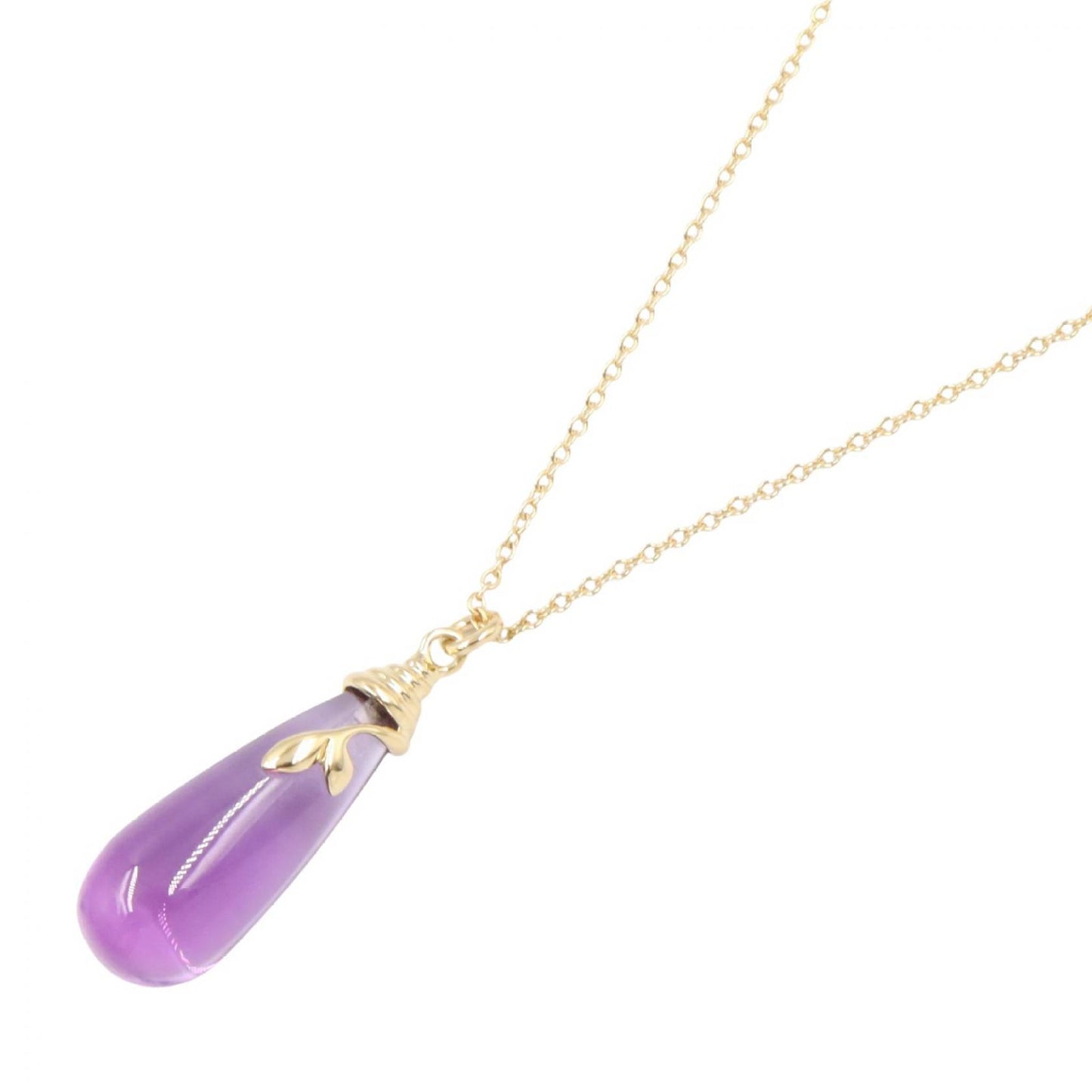 アメジスト ネックレス ネックレス K18YG アメジスト イエローゴールド パープル ティファニー アクセサリー TIFFANY & Co.