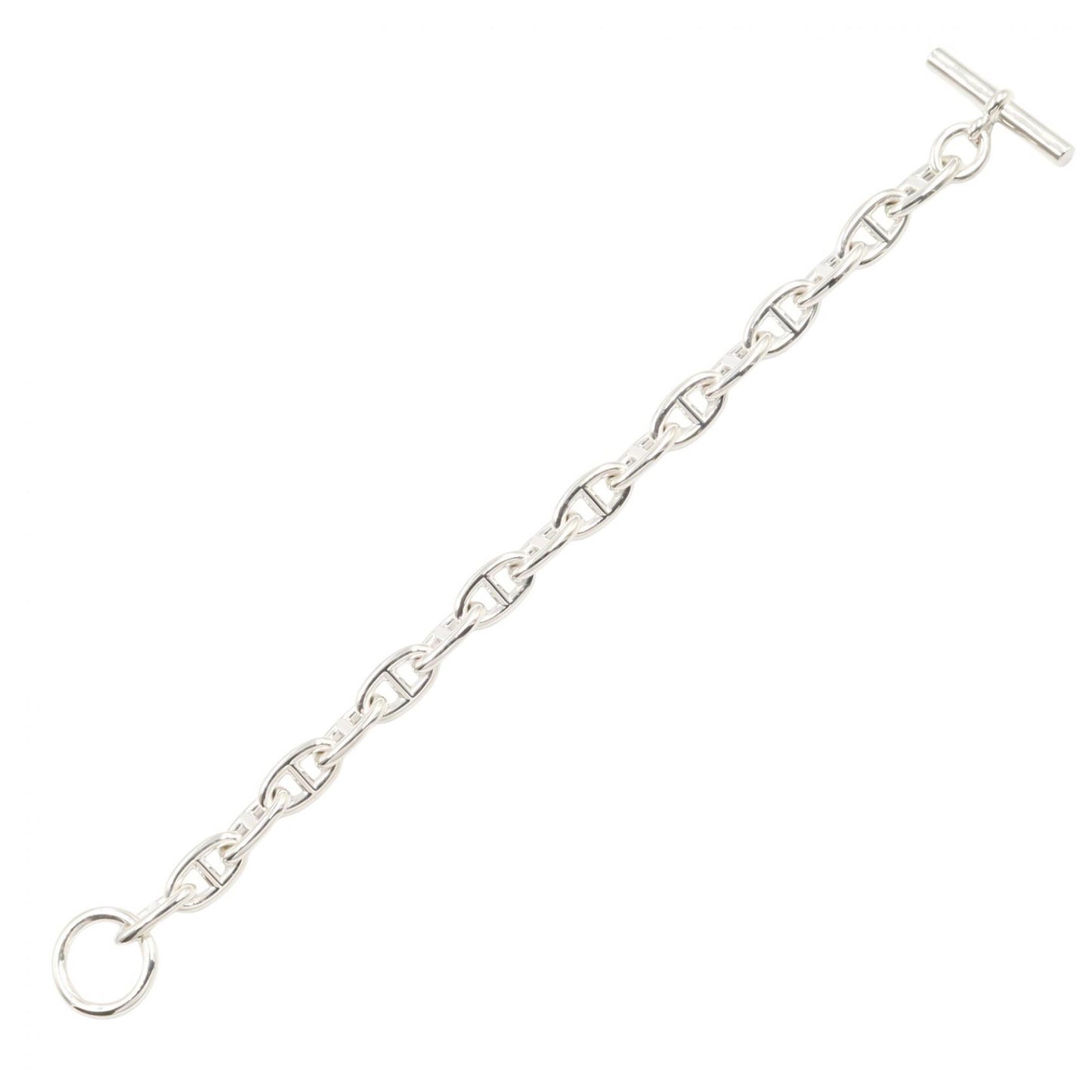 シェーヌダンクル GM 17コマ ブレスレット ブレスレット SV925 シルバー エルメス アクセサリー HERMES