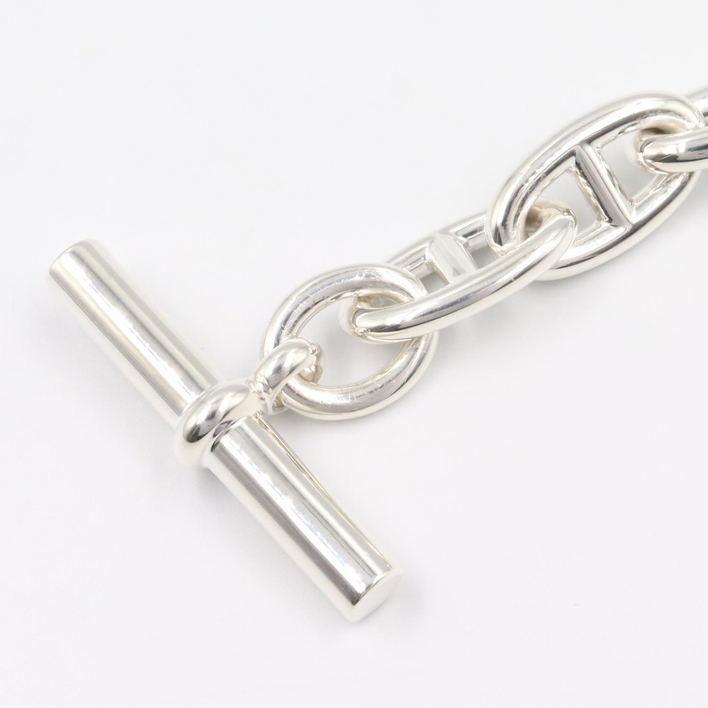 シェーヌダンクル GM 17コマ ブレスレット ブレスレット SV925 シルバー エルメス アクセサリー HERMES