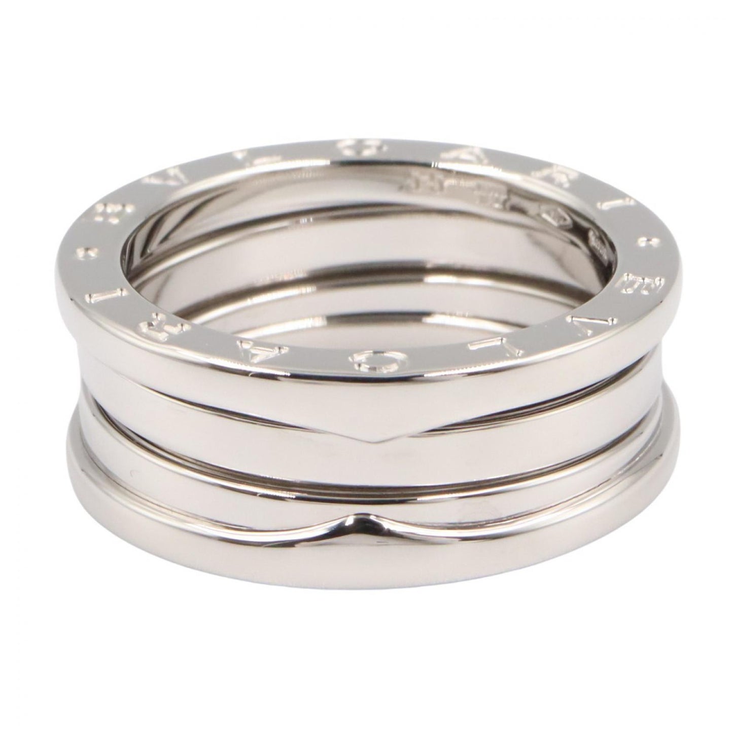 B-zero1 ビーゼロワン リング 3バンド リング 指輪 K18WG ホワイトゴールド ブルガリ アクセサリー BVLGARI