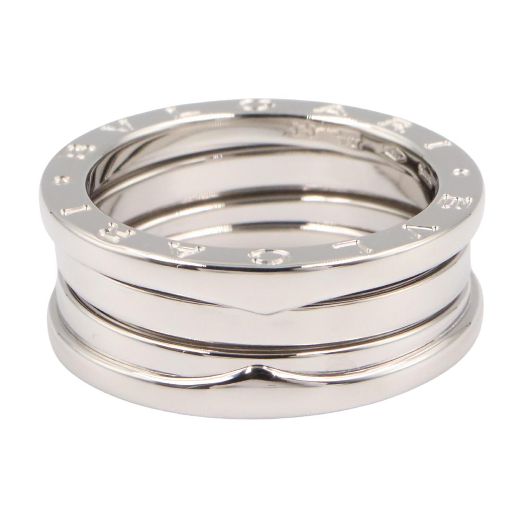 B-zero1 ビーゼロワン リング 3バンド リング 指輪 K18WG ホワイトゴールド ブルガリ アクセサリー BVLGARI