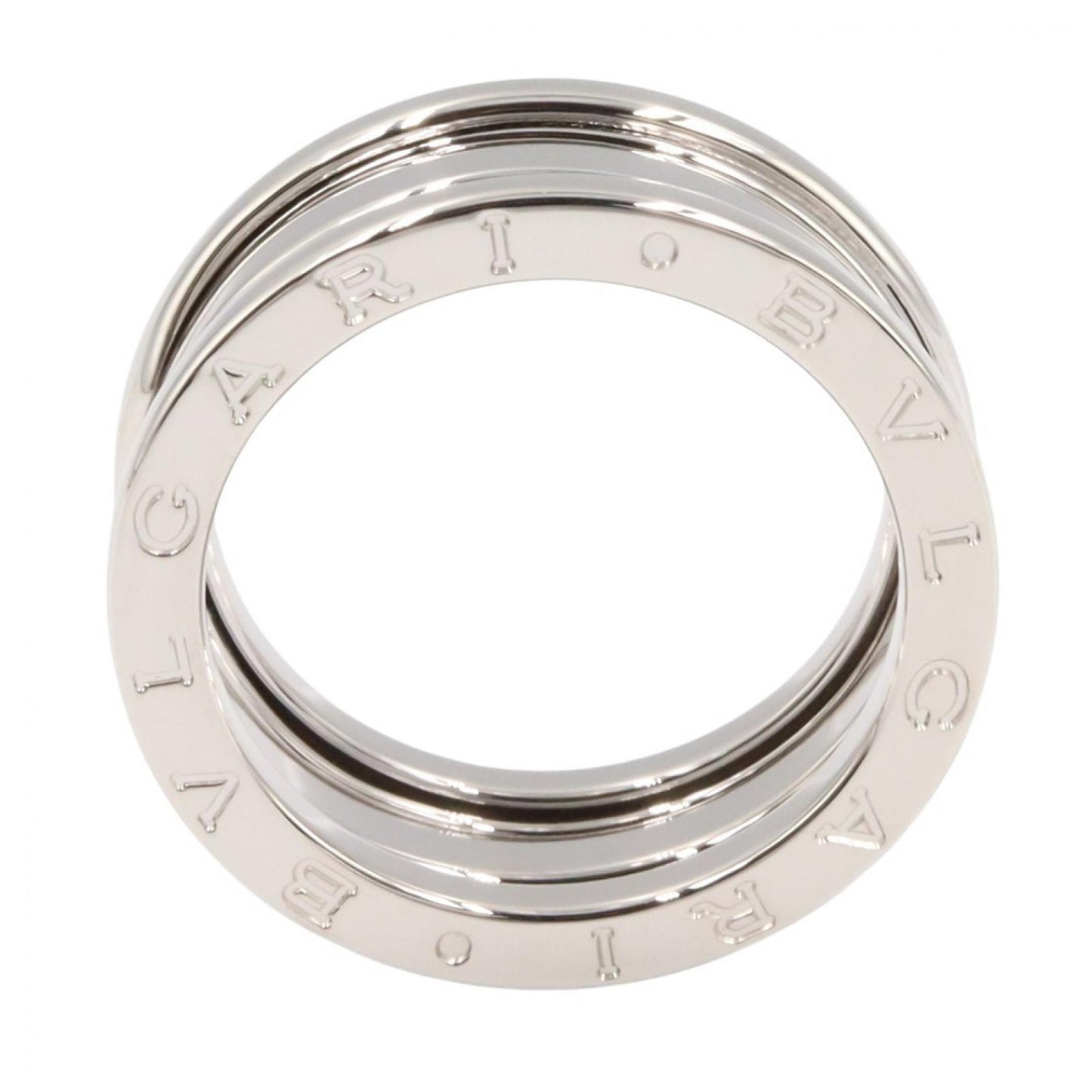 B-zero1 ビーゼロワン リング 3バンド リング 指輪 K18WG ホワイトゴールド ブルガリ アクセサリー BVLGARI