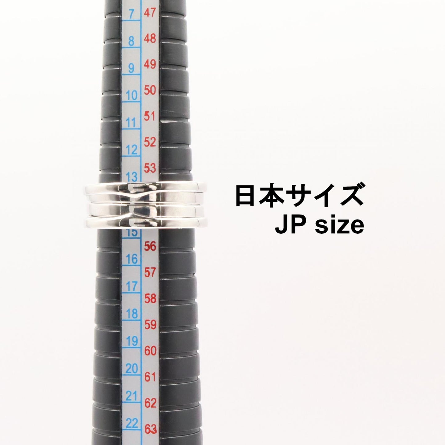 B-zero1 ビーゼロワン リング 3バンド リング 指輪 K18WG ホワイトゴールド ブルガリ アクセサリー BVLGARI
