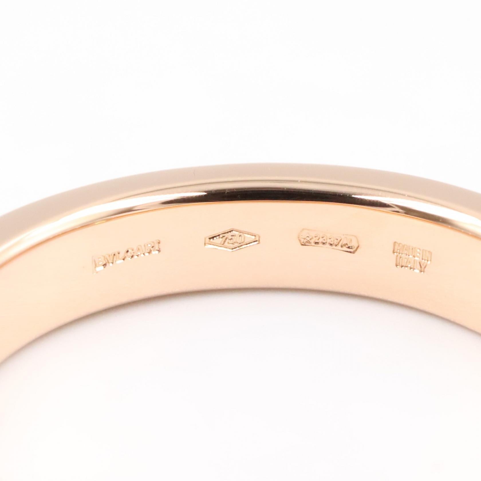 B-zero1 ビーゼロワン リング 1PD リング 指輪 K18PG ダイヤモンド ピンクゴールド クリア ブルガリ アクセサリー BVLGARI
