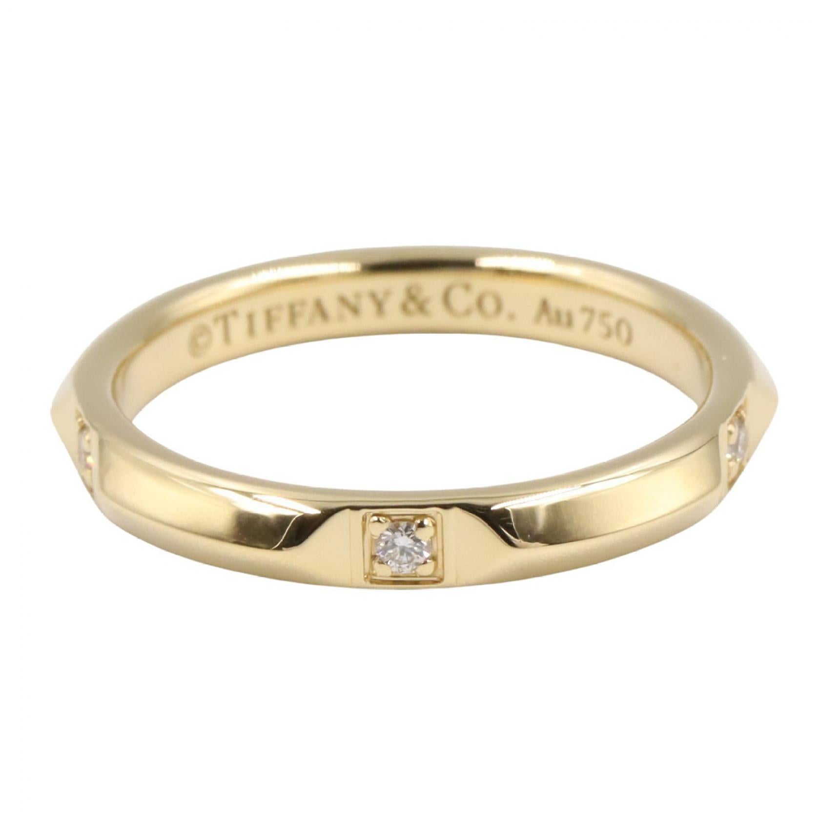 トゥルーバンド ダイヤ リング リング 指輪 K18YG ダイヤモンド イエローゴールド クリア ティファニー アクセサリー TIFFANY & Co.