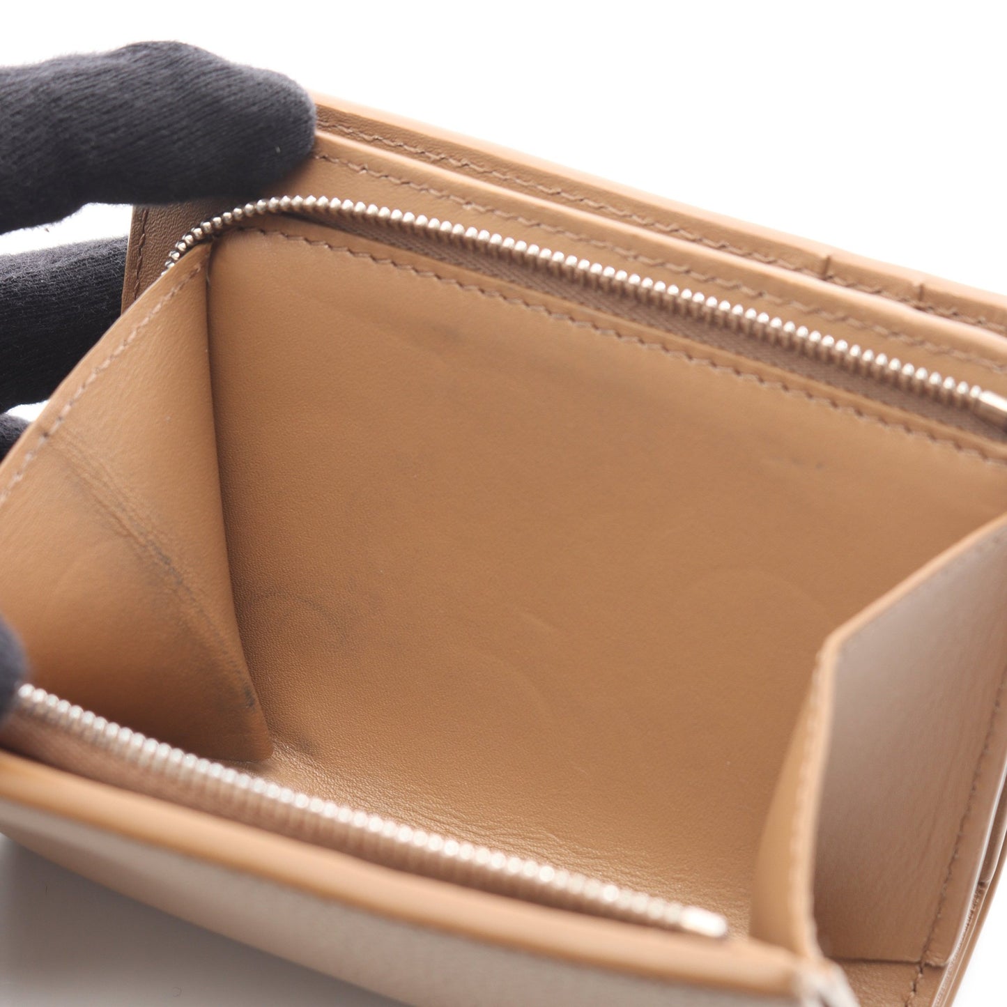 デュエット コンパクトウォレット 二つ折り財布 レザー ライトブラウン ロエベ 財布・小物 LOEWE