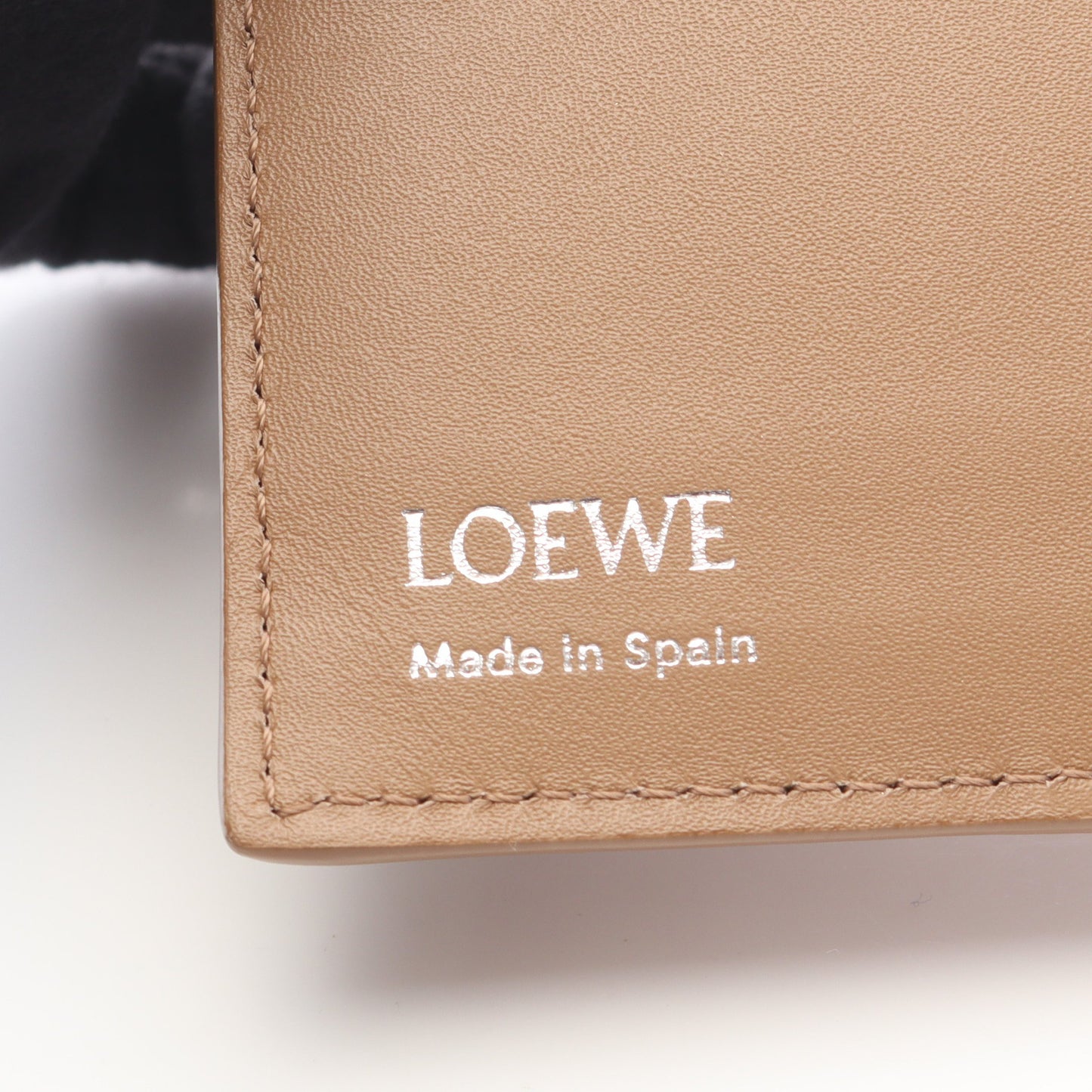 デュエット コンパクトウォレット 二つ折り財布 レザー ライトブラウン ロエベ 財布・小物 LOEWE