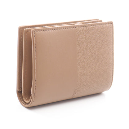 デュエット コンパクトウォレット 二つ折り財布 レザー ライトブラウン ロエベ 財布・小物 LOEWE