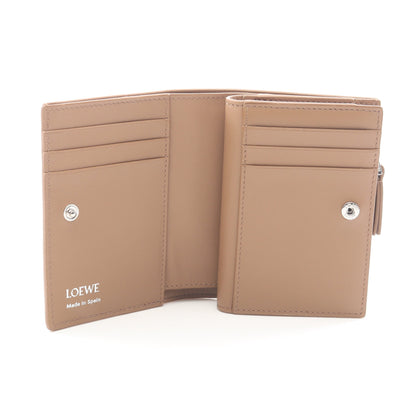 デュエット コンパクトウォレット 二つ折り財布 レザー ライトブラウン ロエベ 財布・小物 LOEWE