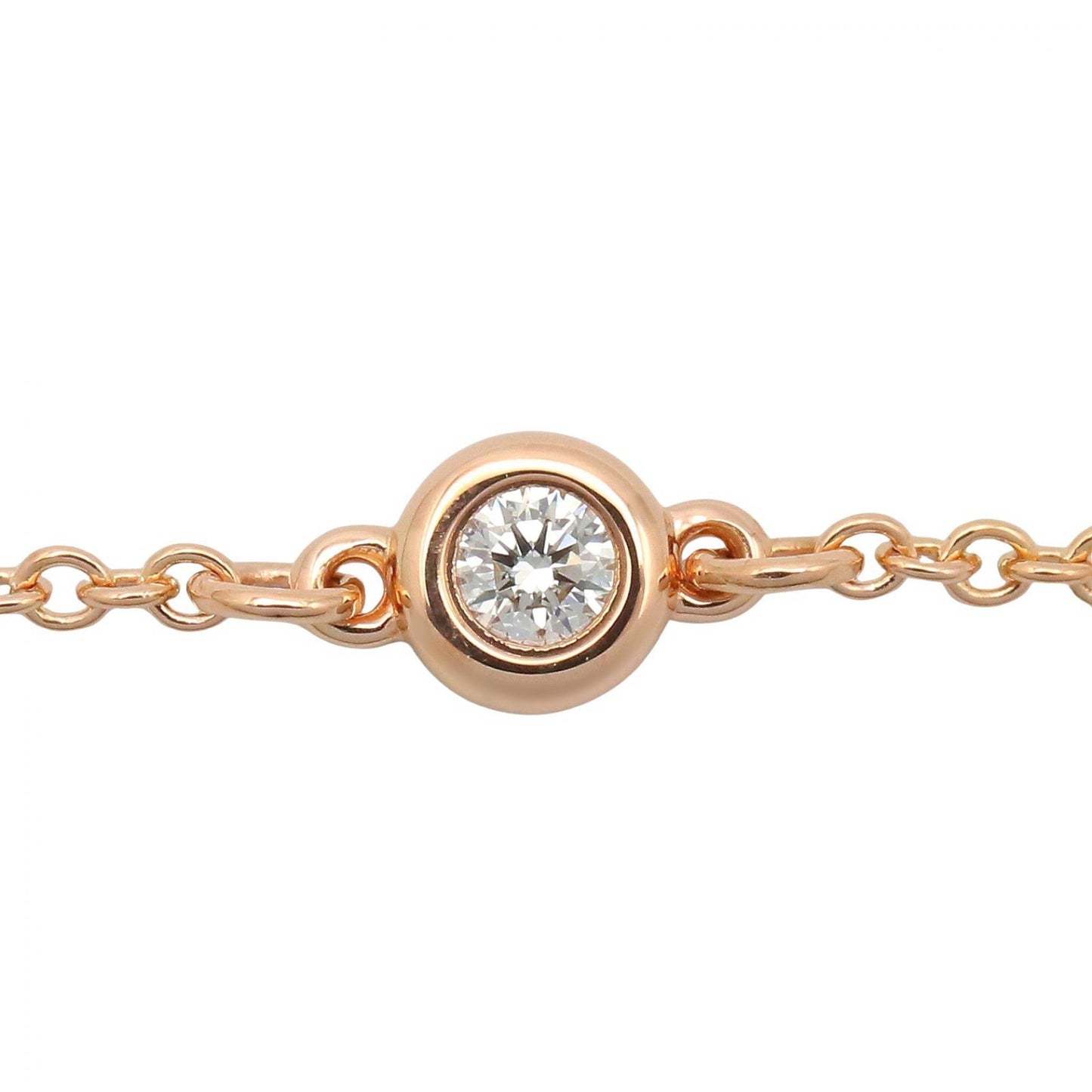 バイザヤードブレス 1PD ブレスレット K18PG ダイヤモンド クリア ピンクゴールド ティファニー アクセサリー TIFFANY & Co.