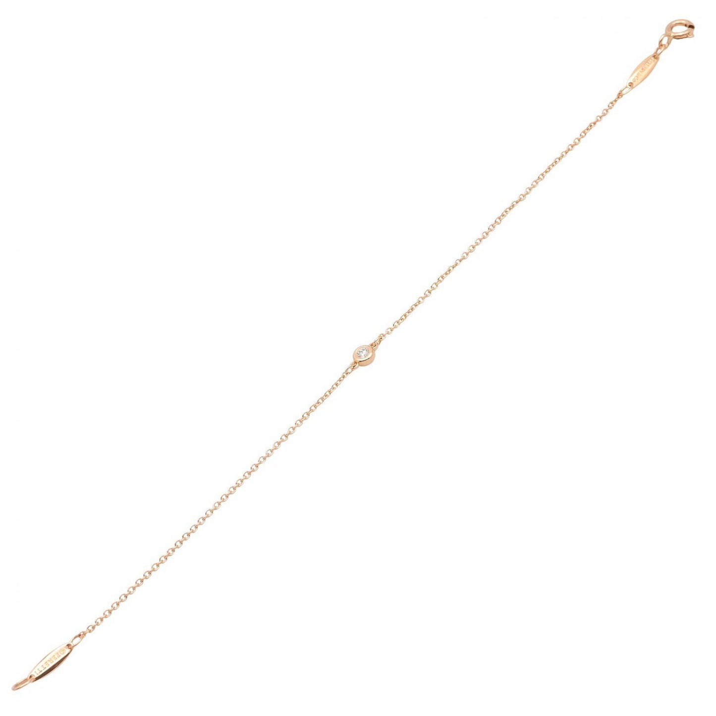 バイザヤードブレス 1PD ブレスレット K18PG ダイヤモンド クリア ピンクゴールド ティファニー アクセサリー TIFFANY & Co.