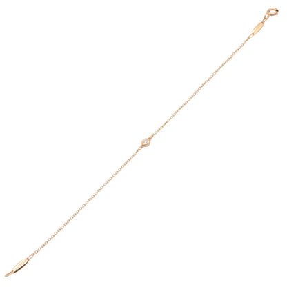 バイザヤードブレス 1PD ブレスレット K18PG ダイヤモンド クリア ピンクゴールド ティファニー アクセサリー TIFFANY & Co.