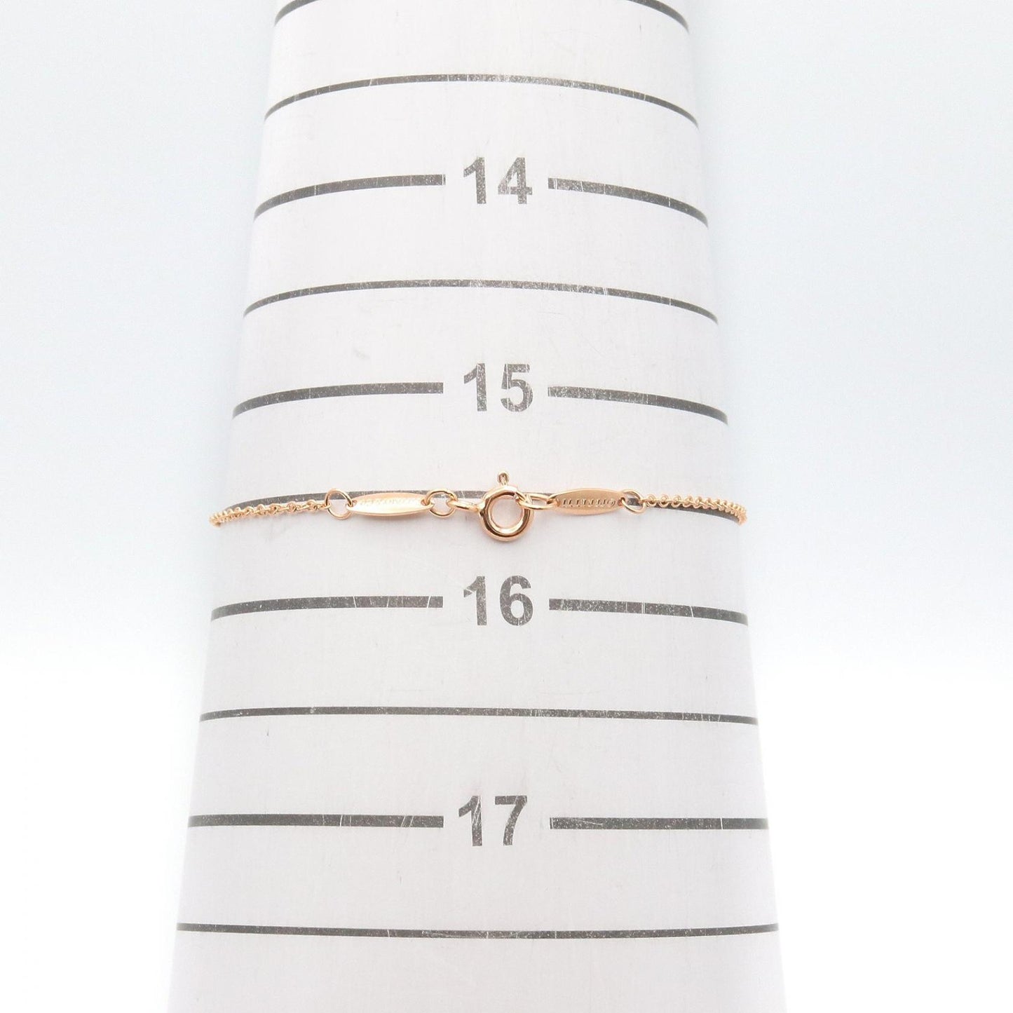 バイザヤードブレス 1PD ブレスレット K18PG ダイヤモンド クリア ピンクゴールド ティファニー アクセサリー TIFFANY & Co.