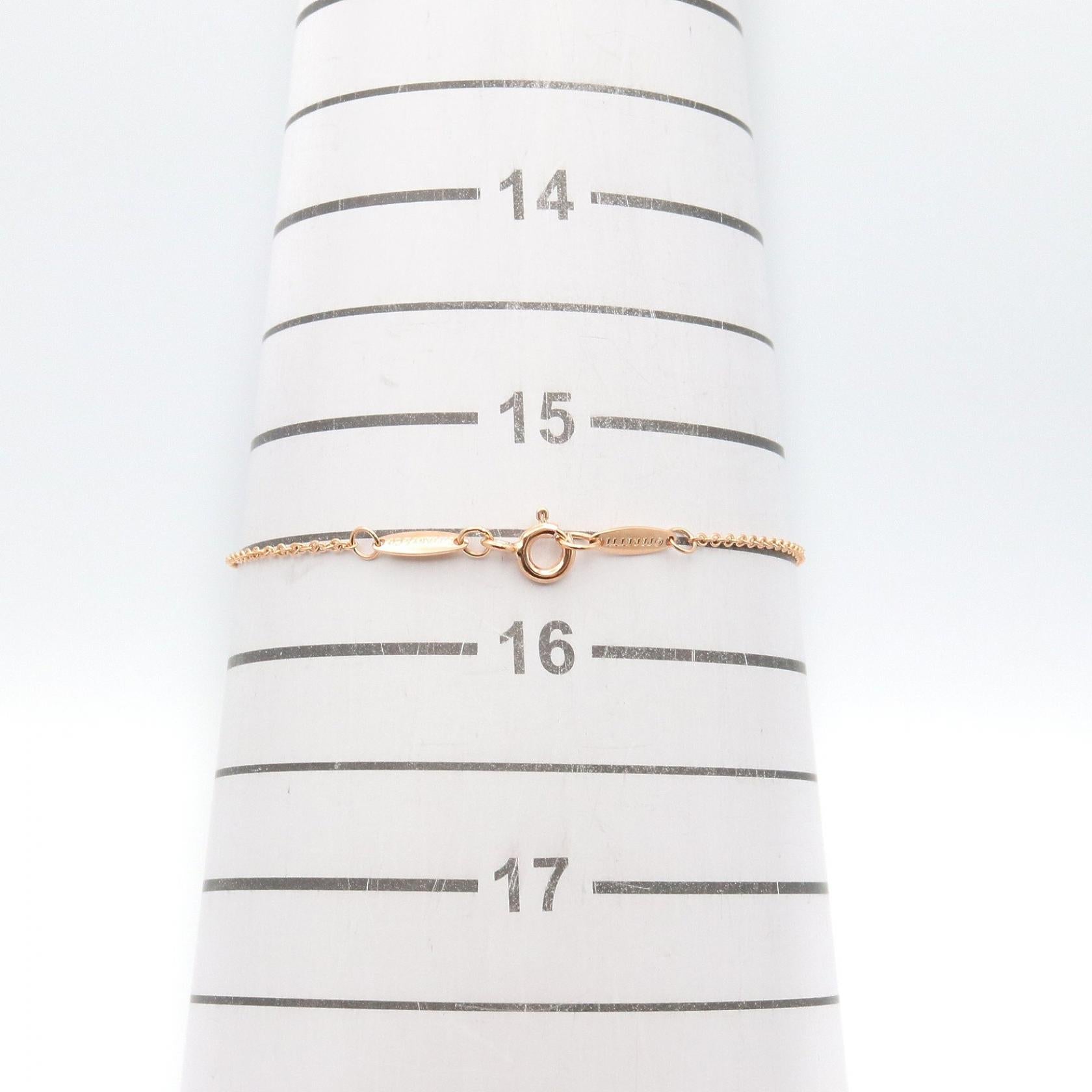 バイザヤードブレス 1PD ブレスレット K18PG ダイヤモンド クリア ピンクゴールド ティファニー アクセサリー TIFFANY & Co.