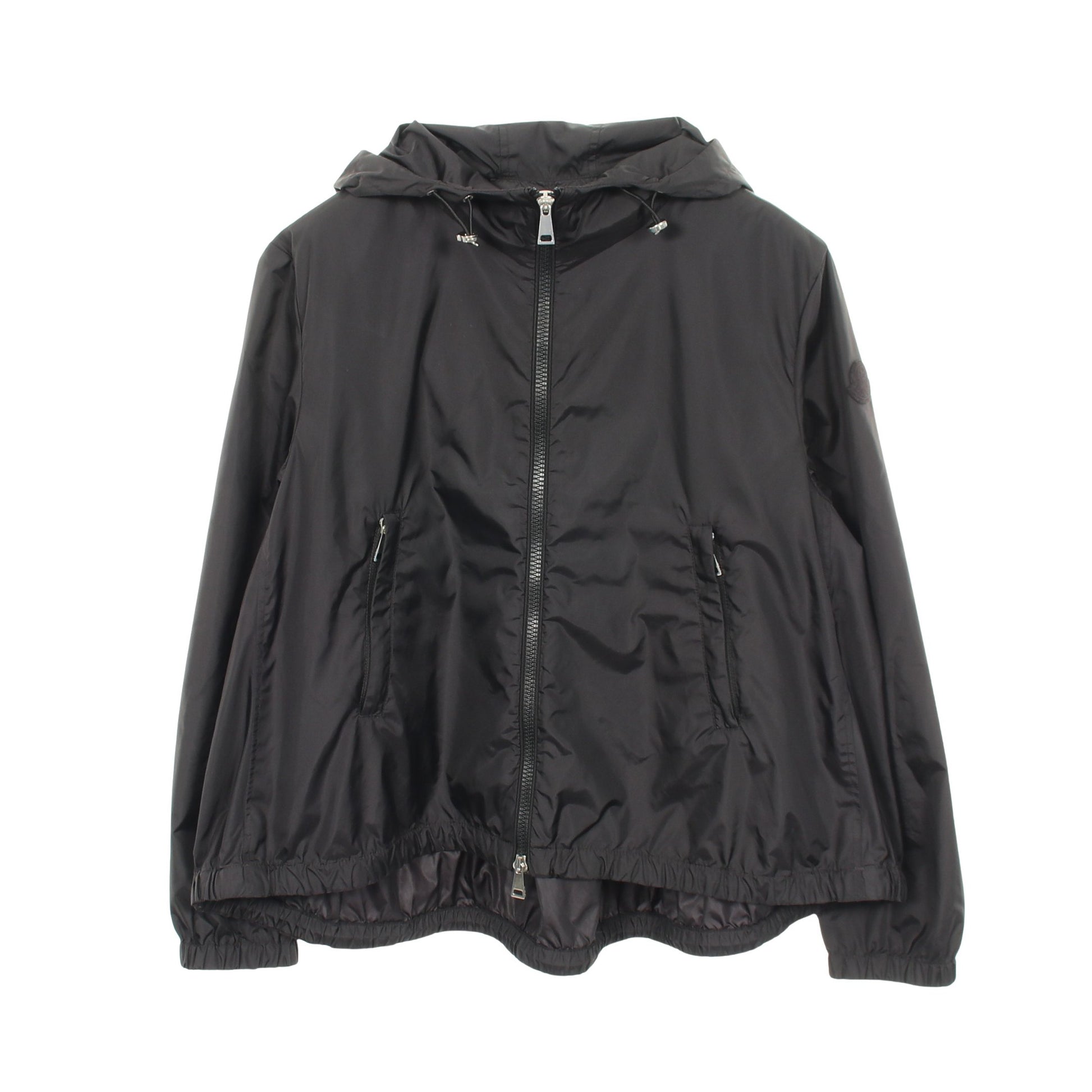 BOISSAARD フード付き ジャケット ナイロン ブラック モンクレール アウター MONCLER