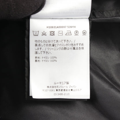 BOISSAARD フード付き ジャケット ナイロン ブラック モンクレール アウター MONCLER