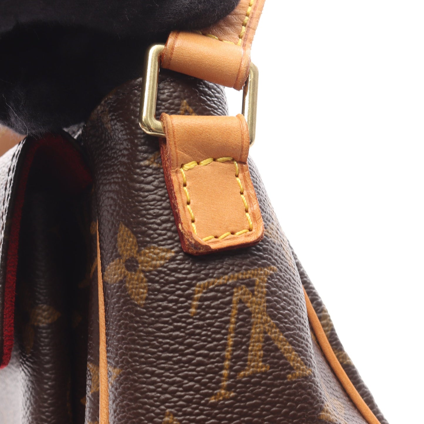 ヴィバシテPM モノグラム ショルダーバッグ PVC レザー ブラウン ルイヴィトン バッグ LOUIS VUITTON