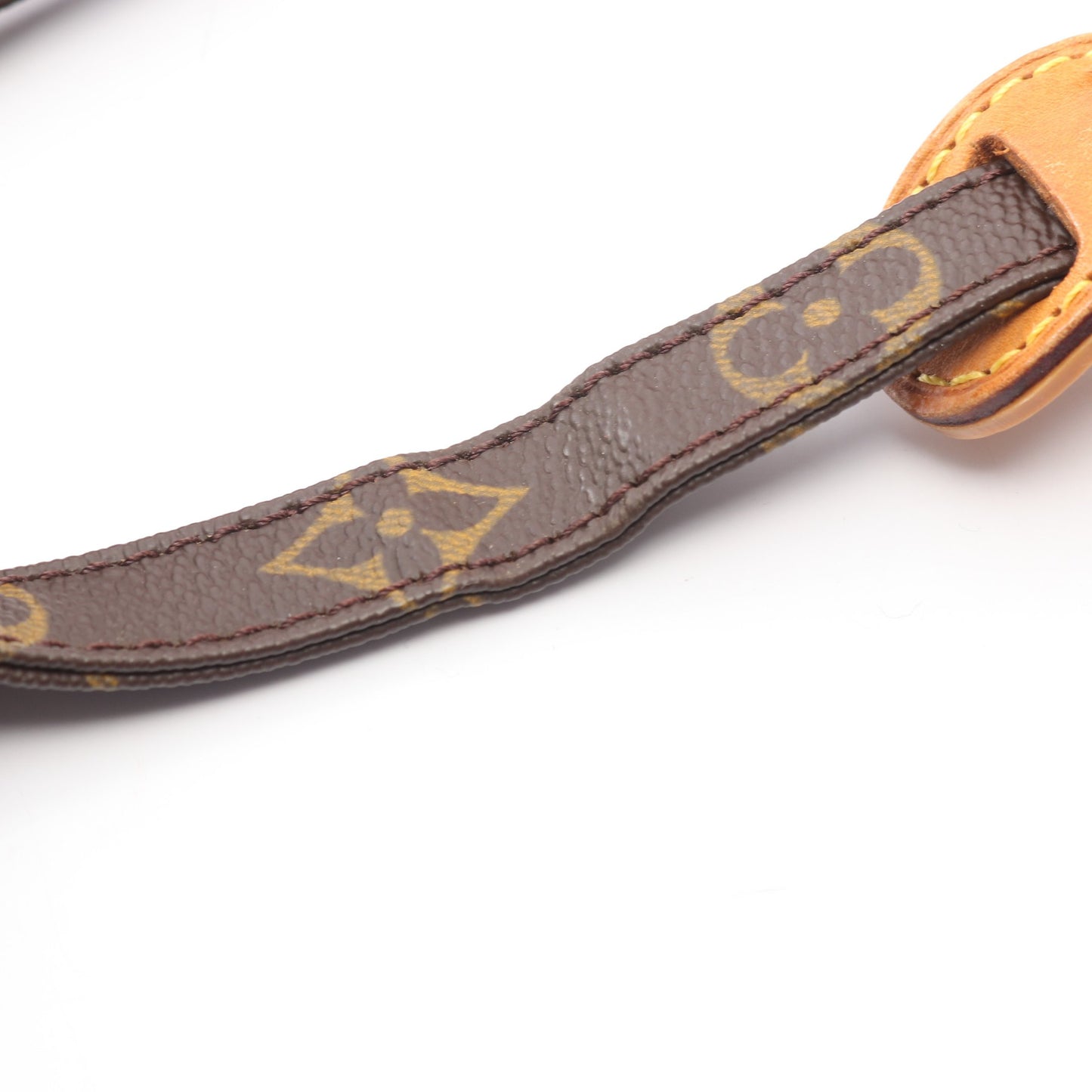ダヌーブ モノグラム ショルダーバッグ PVC レザー ブラウン ルイヴィトン バッグ LOUIS VUITTON