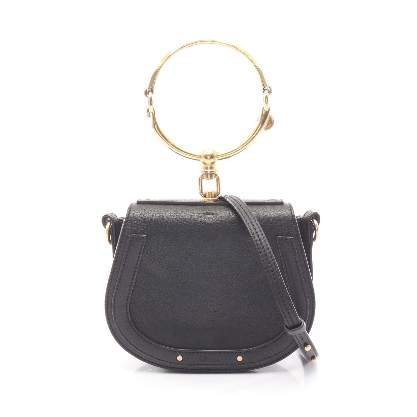 ナイル スモール ブレスレット 2WAY ハンドバッグ レザー ブラック クロエ バッグ Chloe