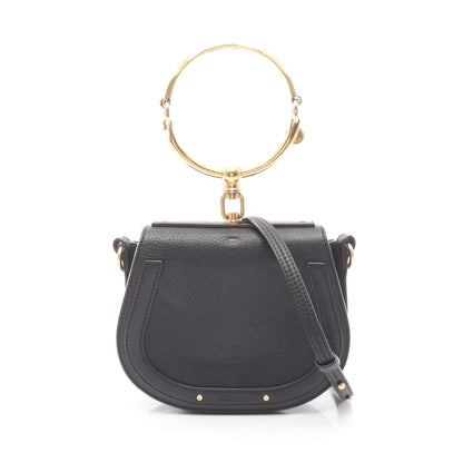 ナイル スモール ブレスレット 2WAY ハンドバッグ レザー ブラック クロエ バッグ Chloe