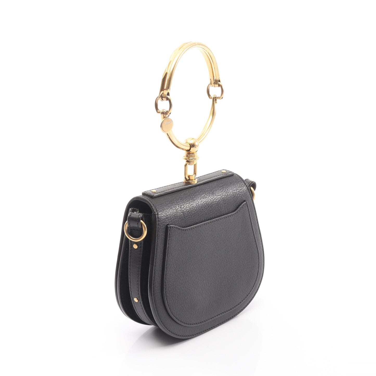 ナイル スモール ブレスレット 2WAY ハンドバッグ レザー ブラック クロエ バッグ Chloe