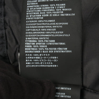ビジュー フード付き ジャケット ナイロン ネイビー プラダ アウター PRADA