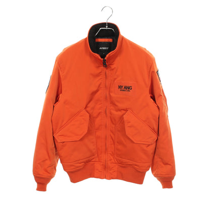NEWYORK A.N.G JACKET バックロゴ 中綿 ジャケット オレンジ アビレックス