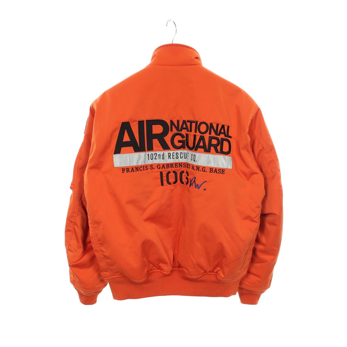 NEWYORK A.N.G JACKET バックロゴ 中綿 ジャケット オレンジ アビレックス