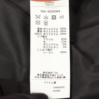 NEWYORK A.N.G JACKET バックロゴ 中綿 ジャケット オレンジ アビレックス