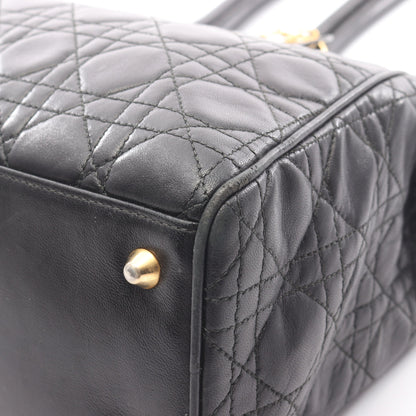 レディディオール カナージュ ショルダーバッグ レザー ブラック クリスチャンディオール バッグ Christian Dior