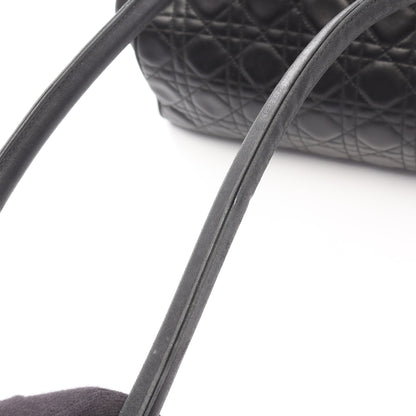 レディディオール カナージュ ショルダーバッグ レザー ブラック クリスチャンディオール バッグ Christian Dior