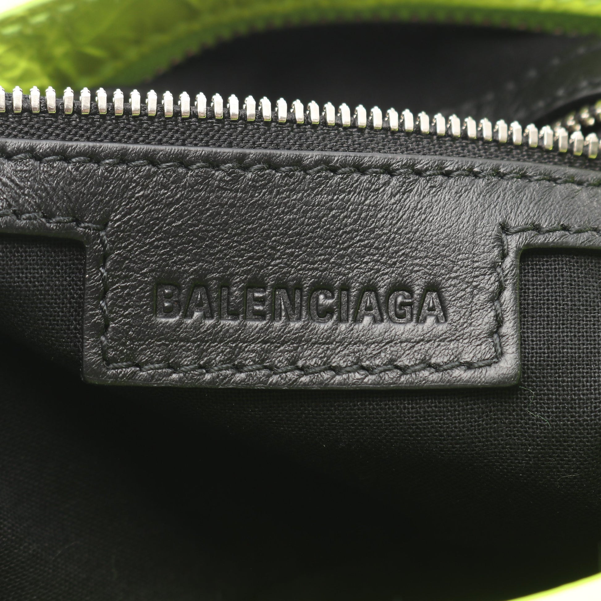 ネオ カゴール S 2WAY ハンドバッグ レザー イエローグリーン バレンシアガ バッグ BALENCIAGA