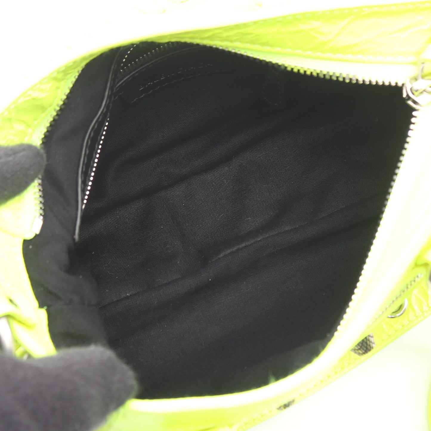 ネオ カゴール S 2WAY ハンドバッグ レザー イエローグリーン バレンシアガ バッグ BALENCIAGA