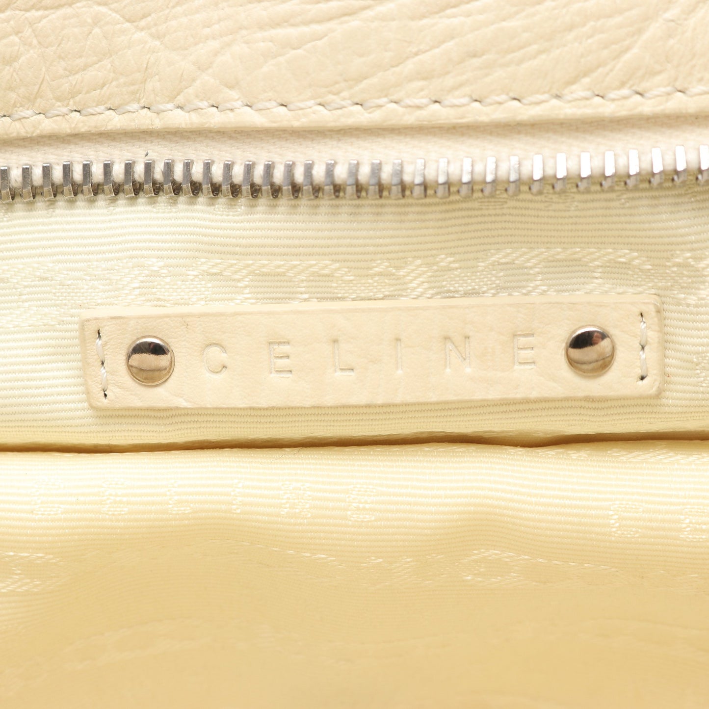ビタースウィート ハンドバッグ レザー アイボリー セリーヌ バッグ CELINE